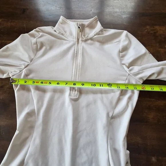 ✨ Alo Yoga Alosoft 1/2 Zip Rapid Pullover – White – Excellent Condition XS - Picture 6 of 8